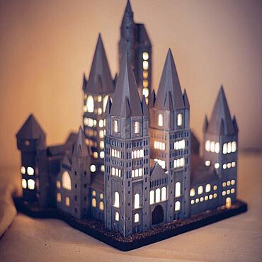 Для дома и интерьера ручной работы. Ярмарка Мастеров - ручная работа «Hogwarts School». Хогвартс. Ночник-светильник из мира Гарри Поттера. Handmade.