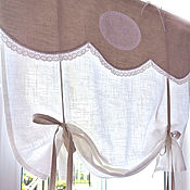 Салфетница текстильная с хлопковым кружевом Шебби Шик Прованс