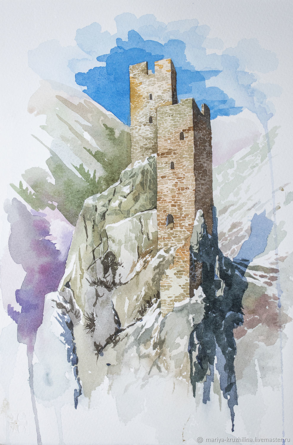 Картины вайнахских художников башни