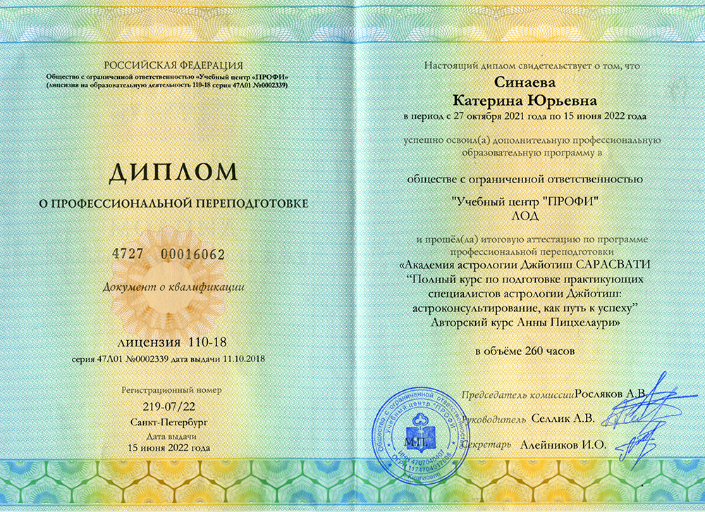 Диплом об Образовании