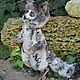 Soft toys: Lemur Galago made of natural fur, Stuffed Toys, Chernomorskoe,  Фото №1