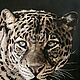 Современная картина маслом на холсте в интерьер с леопардом. Картины. Стильный художественный уголок/Завораживающие картины маслом. Интернет-магазин Ярмарка Мастеров.  Фото №2