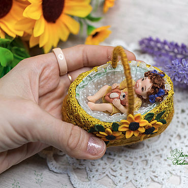 Куклы и игрушки ручной работы. Ярмарка Мастеров - ручная работа Мини куколка. Handmade.