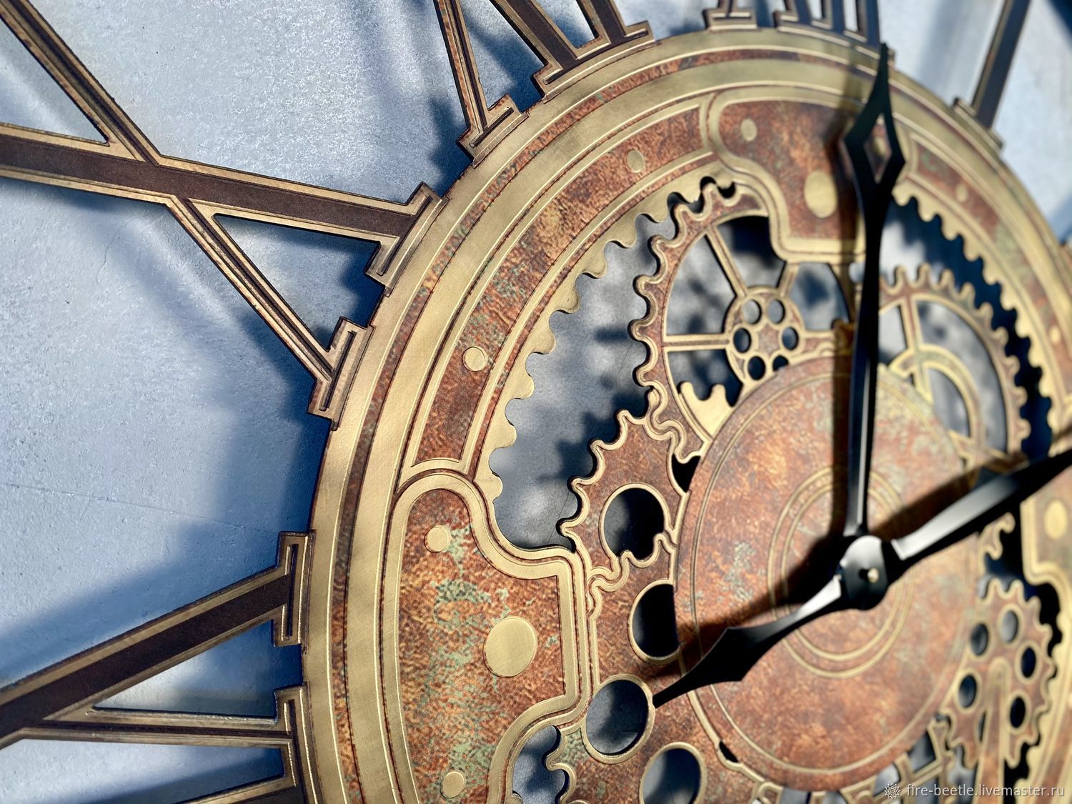 Часы настенные большие NeoGothic 1000 LU в интернет-магазине Ярмарка ...