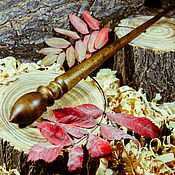 Материалы для творчества handmade. Livemaster - original item Spindle for spinning from birch wood B18. Handmade.