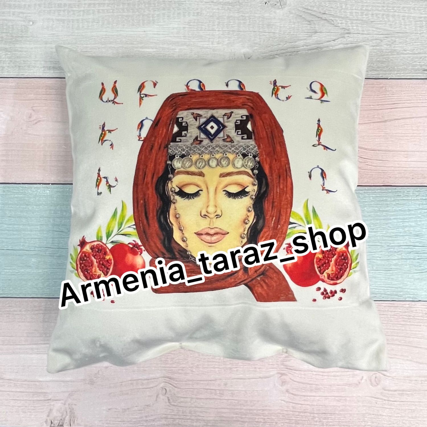 Подушка декоративная (Армянская девушка) в интернет-магазине на Ярмарке ...