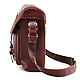 Order Leather bag 'Foreman' (burgundy-brown). Russian leather Guild. Livemaster. . Men\'s bag Фото №3
