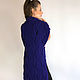 Order Purple vest long. SHAPAR - knitting clothes. Livemaster. . Vests Фото №3