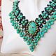 Necklace "Turquoise sea green", Necklace, Moscow,  Фото №1