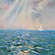 Oil painting 'the White sail'. Pictures. Fine Art for Joy. Online shopping on My Livemaster.  Фото №2