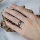 Golden ring with moonstone 'Aelita'. Wedding rings. Unusual Gemstone Jewelry. My Livemaster. Фото №6