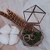 Свадебный салон handmade. Livemaster - original item Jewelry box for rings. Handmade.