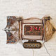 Часы электронные Дирижабль стимпанк, Часы с подсветкой, Санкт-Петербург,  Фото №1