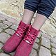 Эко ботильоны из шерсти Кардиограмма. Ботильоны. Eco Shoes by Julia Pizar. Ярмарка Мастеров.  Фото №6