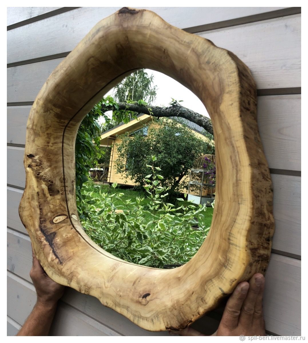Зеркало из дерева