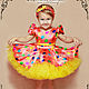 Order Baby dress 'Colorful season' Art.-366. ModSister. Livemaster. . Childrens Dress Фото №3