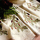 Round linen tablecloth " Spruce Branch", Tablecloths, Moscow,  Фото №1