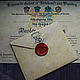 Nominativo un diploma de la escuela hogwarts, Name souvenirs, Moscow,  Фото №1