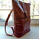 Backpack leather womens. Backpacks. Elena. Online shopping on My Livemaster.  Фото №2