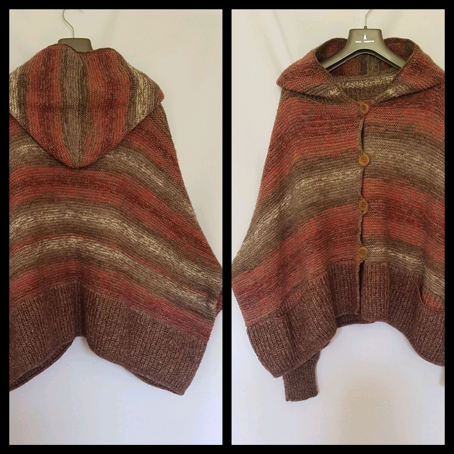 Кофта с капюшоном Меланж – заказать на Ярмарке Мастеров – ORPACRU ...