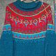 Order Knitted sweater 'Norwegian'. Lopayesa. Handmade. DominikaSamara. Livemaster. . Sweaters Фото №3