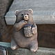 Ocarina Bear. Penny whistle. Pottery ''Baigol''. Online shopping on My Livemaster.  Фото №2