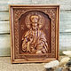 Wooden carved Icon God Almighty, Icons, Volgograd,  Фото №1
