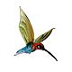 Interior hanging decoration stained glass bird Hummingbird Sol. Pendants for pots. In Glass. Online shopping on My Livemaster.  Фото №2