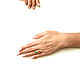 Quartz Ring, Green ring, Orange female ring. Rings. Irina Moro. Online shopping on My Livemaster.  Фото №2