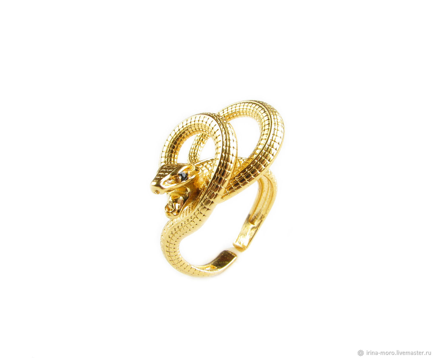Gold snake ring, snake ring, snake ring, Rings, Moscow,  Фото №1