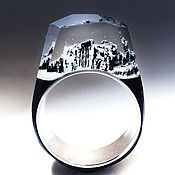 Украшения handmade. Livemaster - original item Wooden ring 