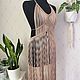 Платье макраме бохо/ одежда макраме. Платья. Наталья (MACRAME FOR HYGGE). Интернет-магазин Ярмарка Мастеров.  Фото №2