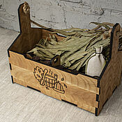 Дача и сад handmade. Livemaster - original item Bath basket. Handmade.