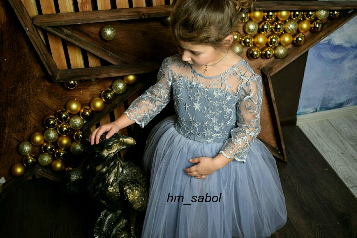 Платье со звездами детское