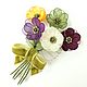 Autumn pastoral. Mini. Brooch - boutonniere. handmade flowers. Brooches. ms. Decorator. My Livemaster. Фото №6