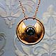 Black diamond pendant Amulette. Necklace. luxuryclub. My Livemaster. Фото №4