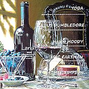 Картины и панно handmade. Livemaster - original item "Уютный вечер"Копилка для винных пробок,винный,винный интерьер. Handmade.