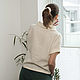 Minus 30% Linen blouse with short sleeves. Tops. e-fashion.spb. Интернет-магазин Ярмарка Мастеров.  Фото №2