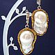Заказать Серьги с цветными сапфирами и барочным жемчугом ,,BAROQUE,,. Tati Style. Ярмарка Мастеров. . Серьги классические Фото №3