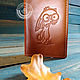 cover: Leather cover for documents ' Crazy hare', Cover, Tolyatti,  Фото №1