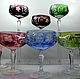 The glass bowl grape color crystal Germany, Vintage glasses, Moscow,  Фото №1