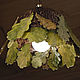 Autumn oak - lamp for porch. Ceiling and pendant lights. Elena Zaychenko - Lenzay Ceramics. My Livemaster. Фото №4