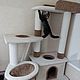 Great high house for cats. Custom made to size, Scratching Post, Ekaterinburg,  Фото №1