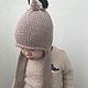 Шапка с помпоном. Шапки. Foxy Hats Shop. Ярмарка Мастеров.  Фото №4
