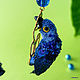 Asymmetric Parrot Earrings 'Hyacinth Macau'. Earrings. Coffeelena. Online shopping on My Livemaster.  Фото №2
