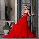 Red evening dress 'Queen'. Dresses. Alexandra Shubina. Online shopping on My Livemaster.  Фото №2