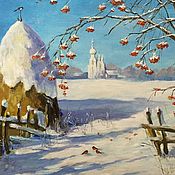 Картины и панно handmade. Livemaster - original item Paintings: oil on canvas copy of Winter. Handmade.