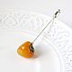 Brooch-needle ' Persimmon'. Stick pin. Country Cottage. My Livemaster. Фото №4