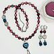 Колье из арбузного турмалина и хромдиопсида. Колье. Nata_N_jewelry. Ярмарка Мастеров.  Фото №4