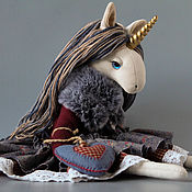 Мягкие игрушки: Единорожка  Unicorn Doll